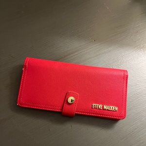 Steve Madden Red Wallet